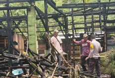 Diduga Akibat Korsleting Listrik Satu Rumah Warga Ulubelu Terbakar