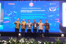 Kakanwil Kemenkumham Lampung Dodot Raih Top Leader on Digital Implementation 2024