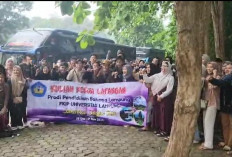 Sempat Tertunda, Mahasiswa Prodi PBL Unila Berangkat KKL