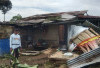 Hujan Es di Lampung Barat Rusak Puluhan Rumah Warga