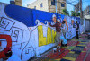 Kreativitas Street Punk di Bandarlampung, Suarakan Perdamaian Lewat Mural.