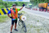 Mengayuh Syukur, Denni Sudiyono Tempuh Ribuan Kilometer Menuju Titik Nol Indonesia
