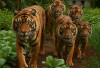 Kawanan Harimau Masuk Kebun Warga Desa Roworejo Suoh 